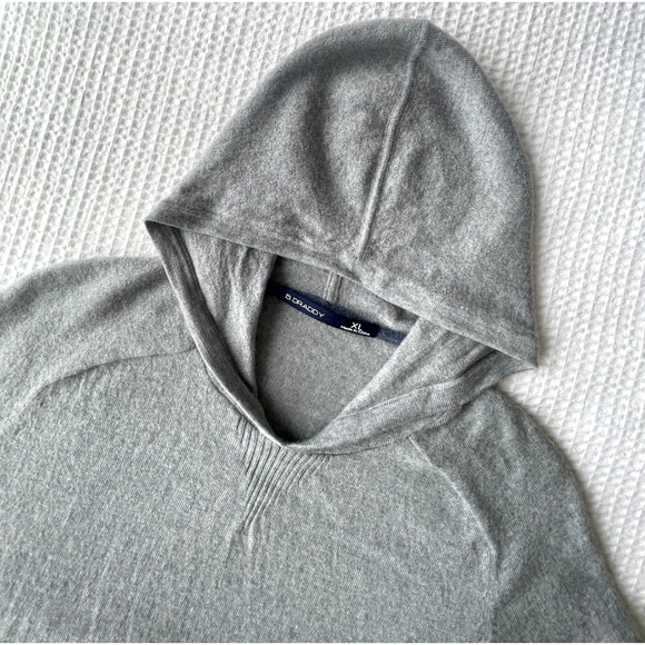 B. Draddy The Finnooch Hoodie Mens XL Merino Wool Sweater - Picture 6 of 7
